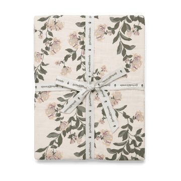 Honeysuckle Muslin fitted sheet - 70x140x20 cm - Garbo&Friends