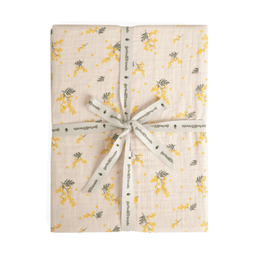 Mimosa Muslin fitted sheet - 180x200x30 cm - Garbo&Friends