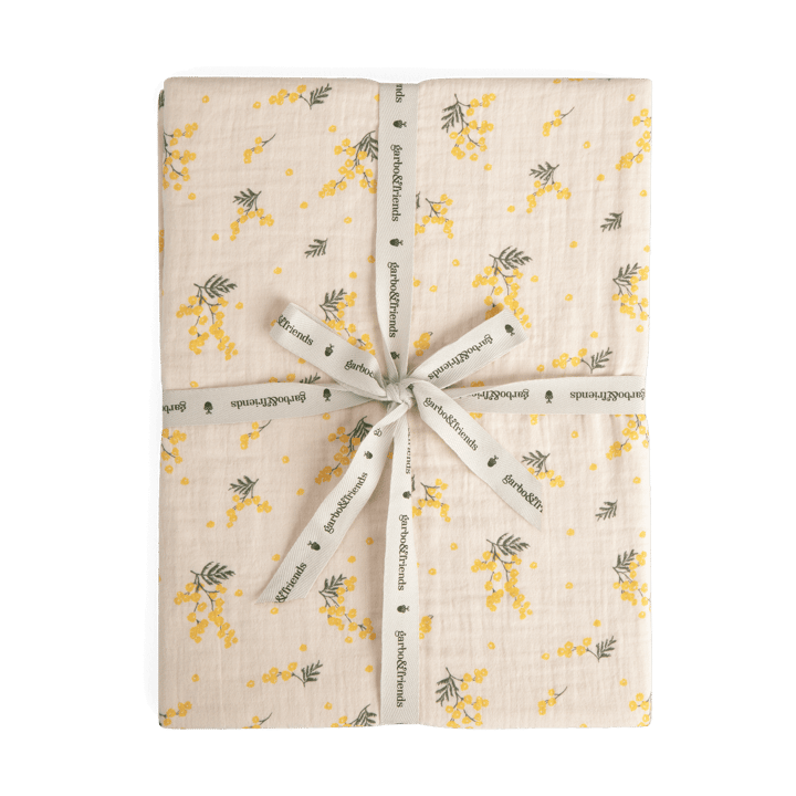 Mimosa Muslin fitted sheet - 180x200x30 cm - Garbo&Friends