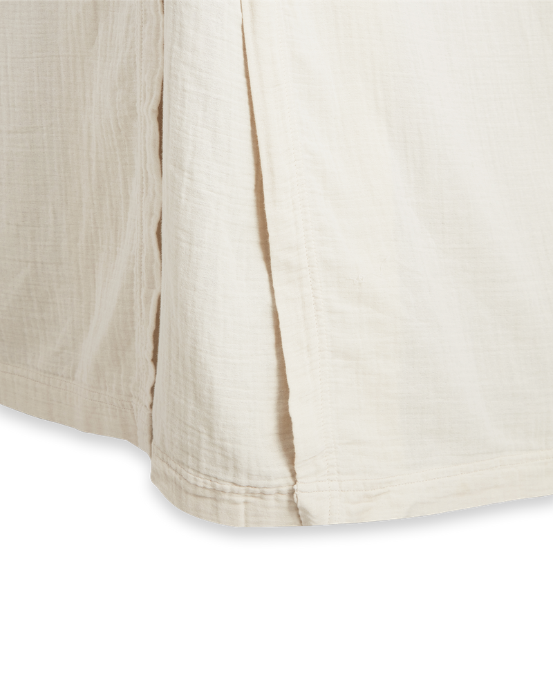 Garbo&Friends Muslin bed skirt Eggshell, 160x200x53 cm