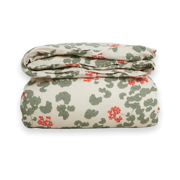 Pelargonium Muslin duvet cover double - 220x240 cm - Garbo&Friends