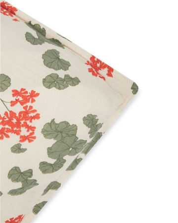 Pelargonium Muslin pillowcase - 50x60 cm - Garbo&Friends