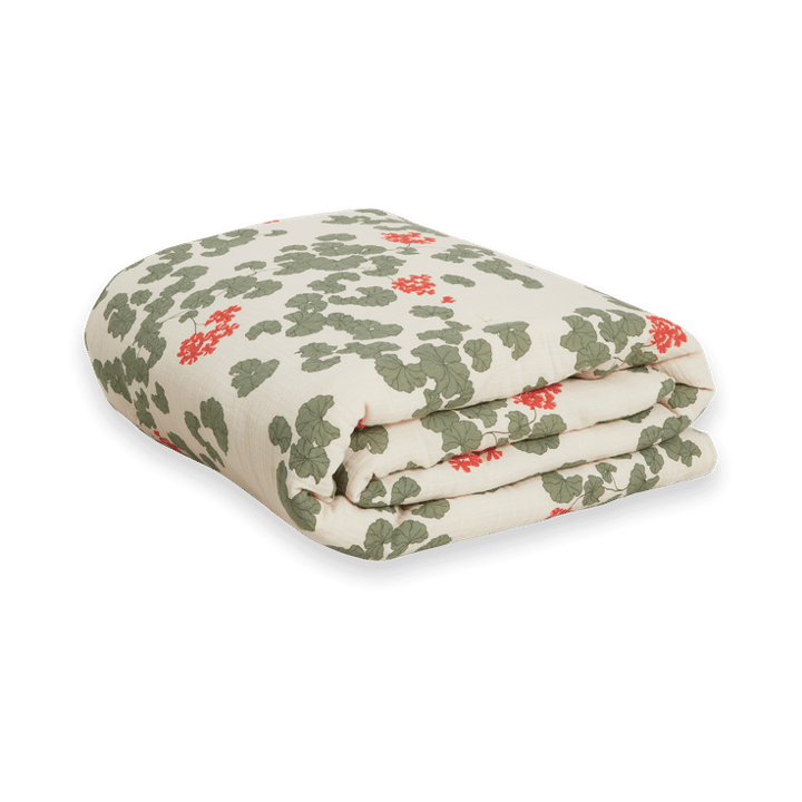 Pelargonium Muslin Quilted Blanket - 100x140 cm - Garbo&Friends