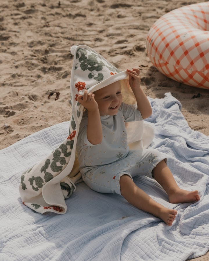 Pelargonium Terry hooded towel, 80x80 cm Garbo&Friends