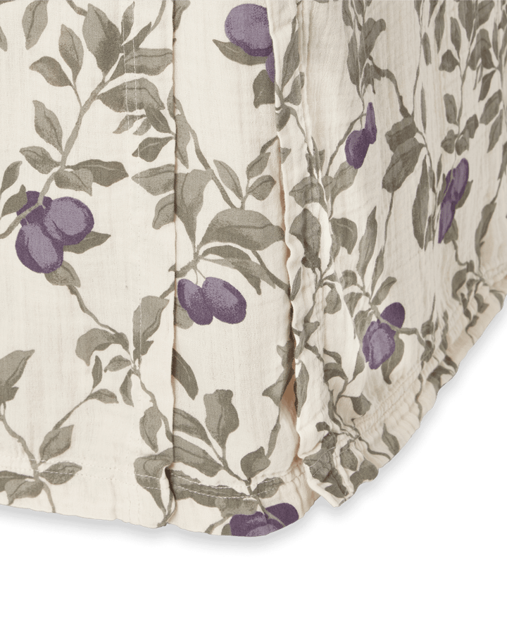 Plum Muslin bed skirt - 140x200x53 cm - Garbo&Friends