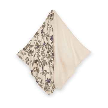 Plum muslin blanket small 2 pieces - 60x60 cm - Garbo&Friends