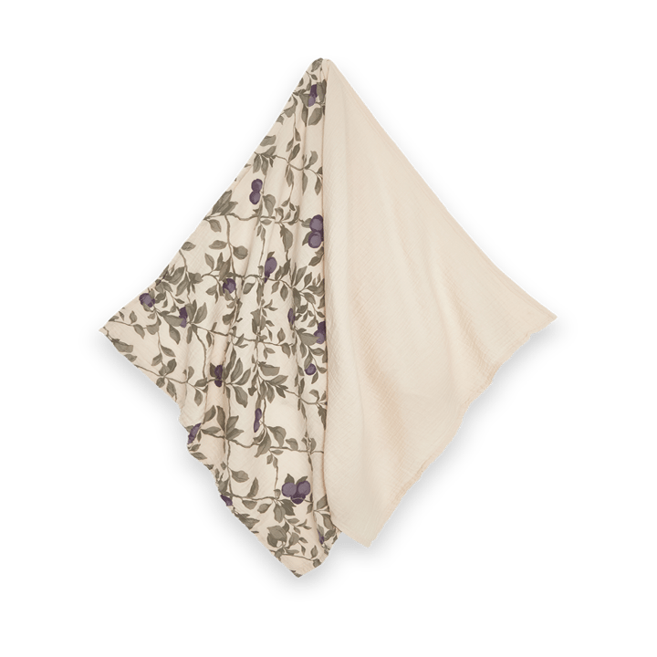 Plum muslin blanket small 2 pieces, 60x60 cm Garbo&Friends