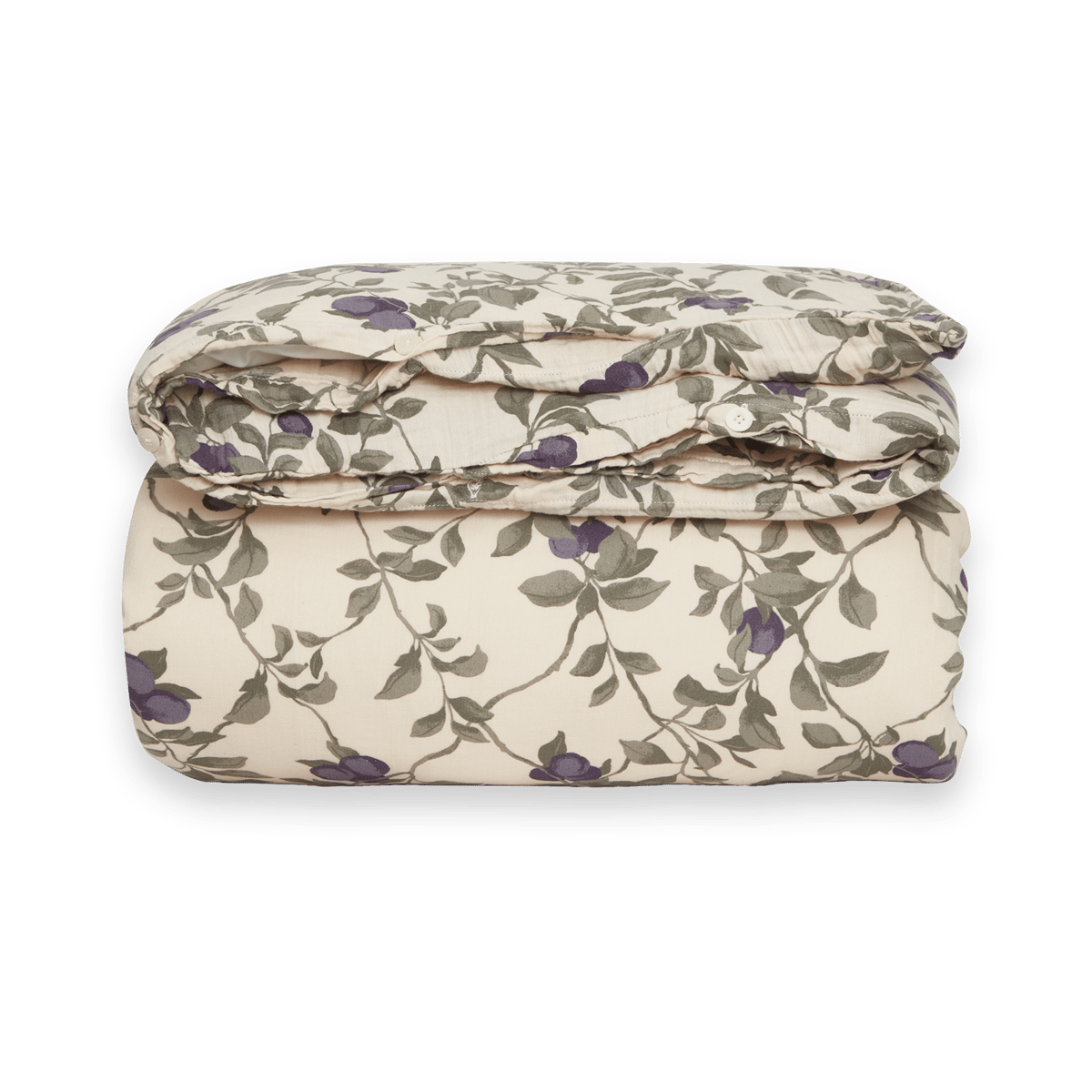 Garbo&Friends Plum Muslin duvet cover double 240x220 cm