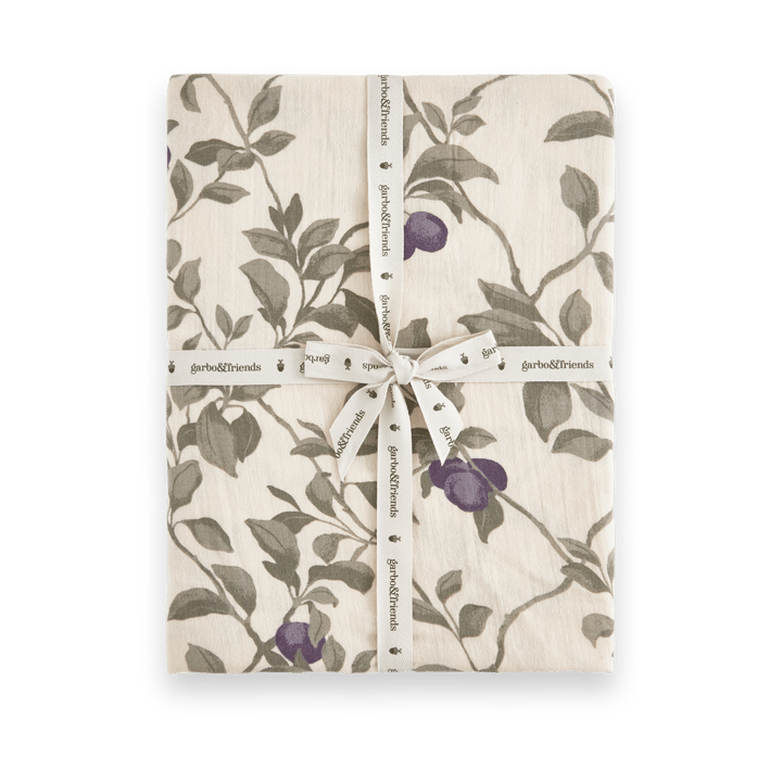 Plum Muslin fitted sheet - 140x200x30 cm - Garbo&Friends