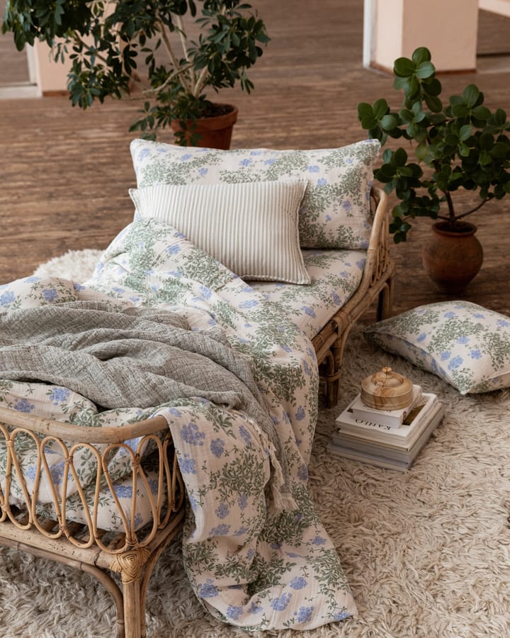 Plumbago Muslin bed set, 135x200 cm/80x80 cm Garbo&Friends