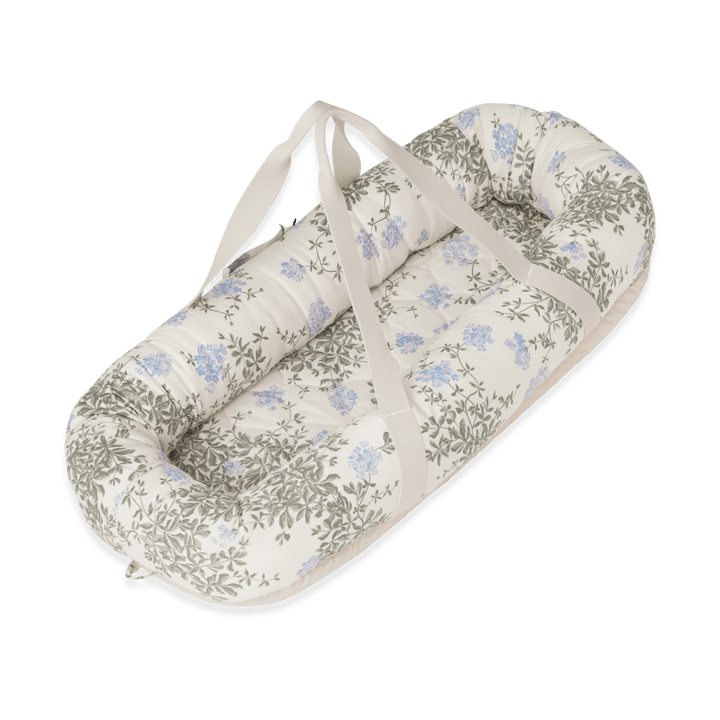 Plumbago satin quilted baby nest - 43x87x16cm - Garbo&Friends