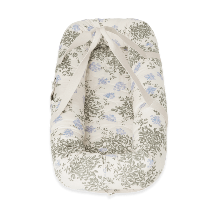 Plumbago satin quilted baby nest, 43x87x16cm Garbo&Friends