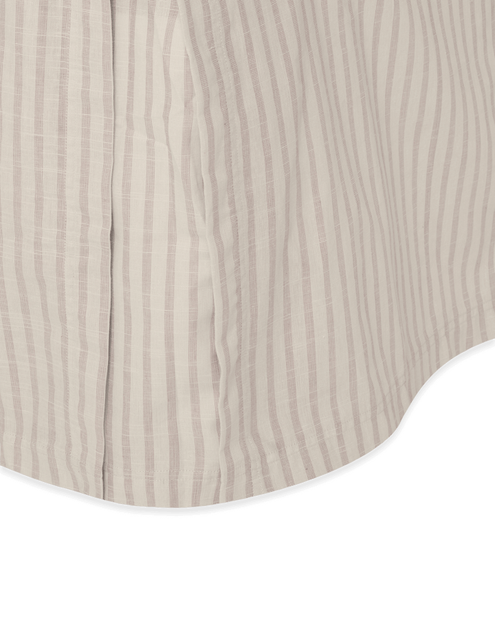 Stripe Mauve bed skirt - 140x200x53 cm - Garbo&Friends