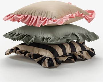 Garden Glory Outdoor cushion with frill 45x45 cm - Beige-pink - Garden Glory