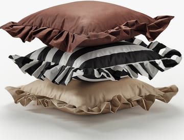 Garden Glory Outdoor cushion with frill 45x45 cm - Beige - Garden Glory