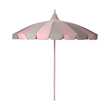 Garden Glory parasol - Pink-beige stripe - Garden Glory