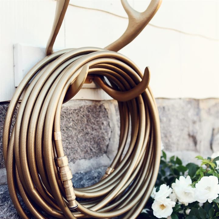 Garden Glory wall mount reindeer, Gold Garden Glory