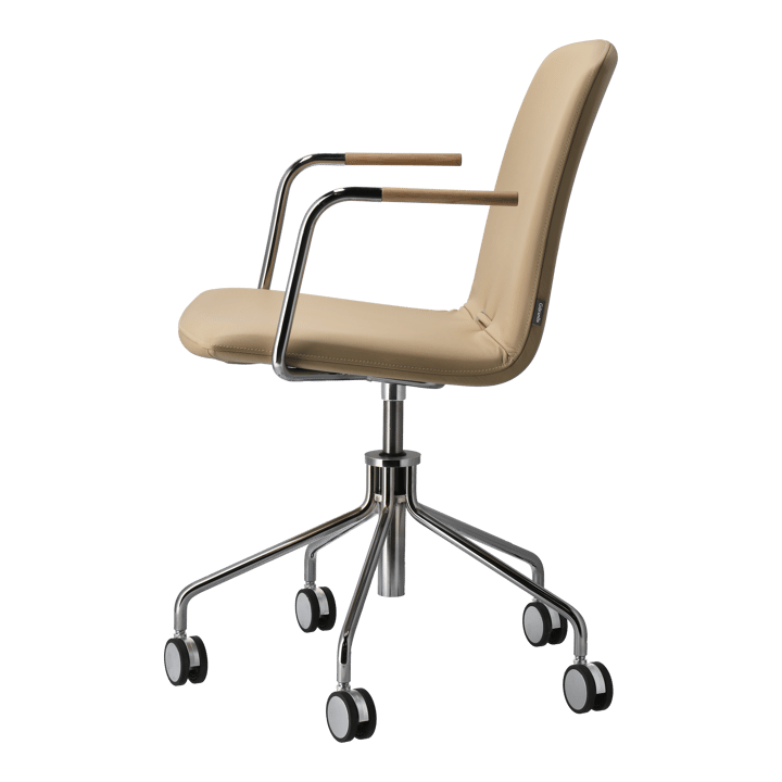 Day armchair swivel stand chrome, Oak-natural-H&S-elmosoft 02119 Gärsnäs