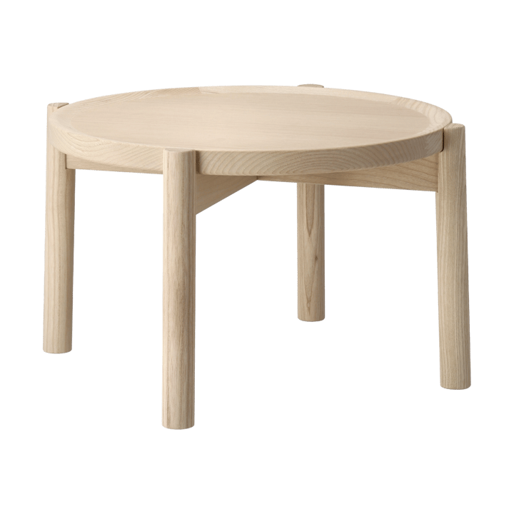 Elna coffee table - Ash-white-Ø40 cm - Gärsnäs