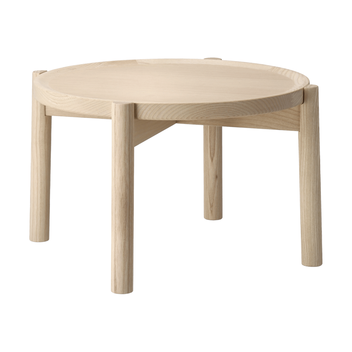 Gärsnäs Elna coffee table Ash-white-Ø40 cm