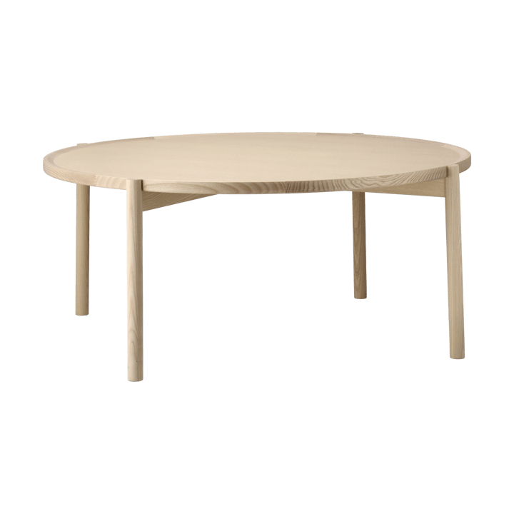 Elna coffee table - Ash-white-Ø90 cm - Gärsnäs
