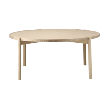 Elna coffee table - Ash-white-Ø90 cm - Gärsnäs