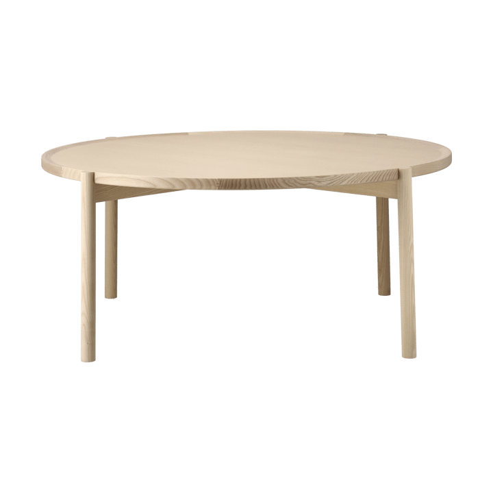 Elna coffee table - Ash-white-Ø90 cm - Gärsnäs