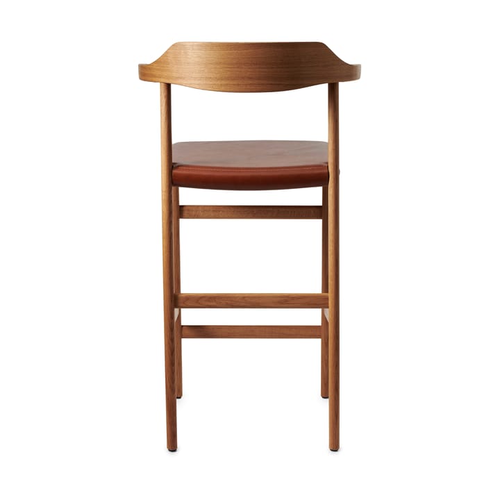 Hedda bar stool, Oak-pure-Tärnsjö leather cognac Gärsnäs