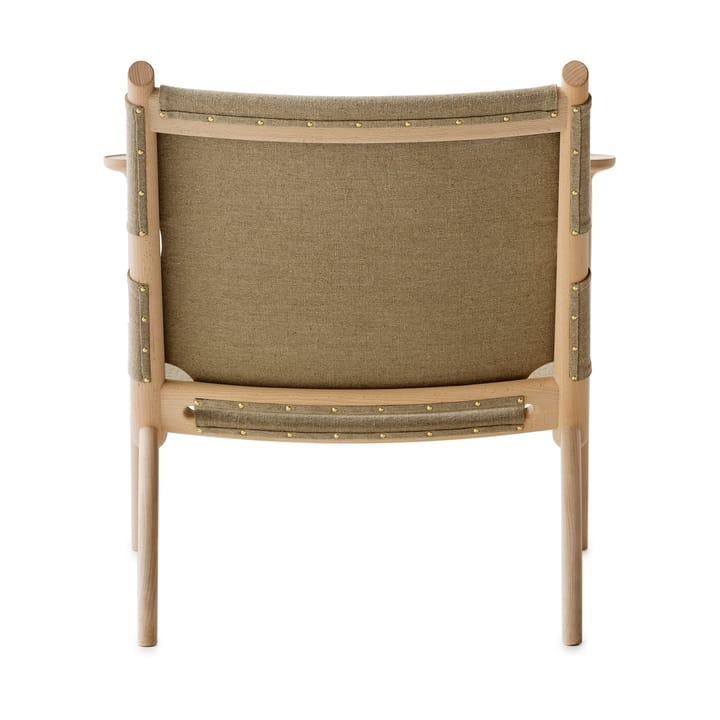 Hedwig armchair, Beech-white-cloth canvas Gärsnäs