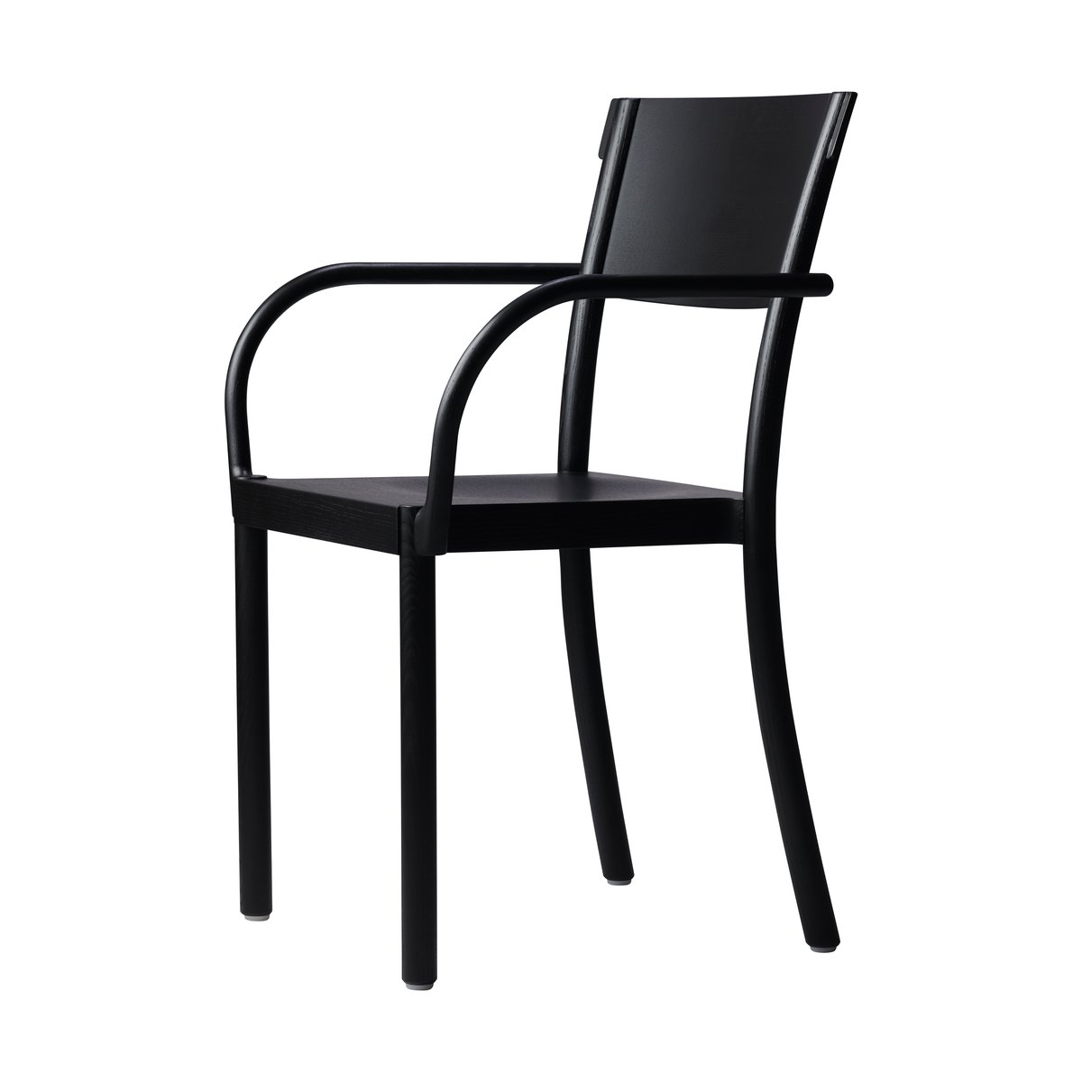 Gärsnäs Light & Easy armchair Ash-black stained-veneered seat