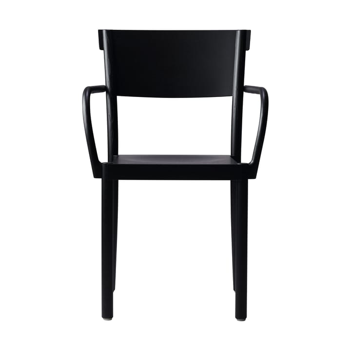 Light & Easy armchair, Ash-black stained-veneered seat Gärsnäs