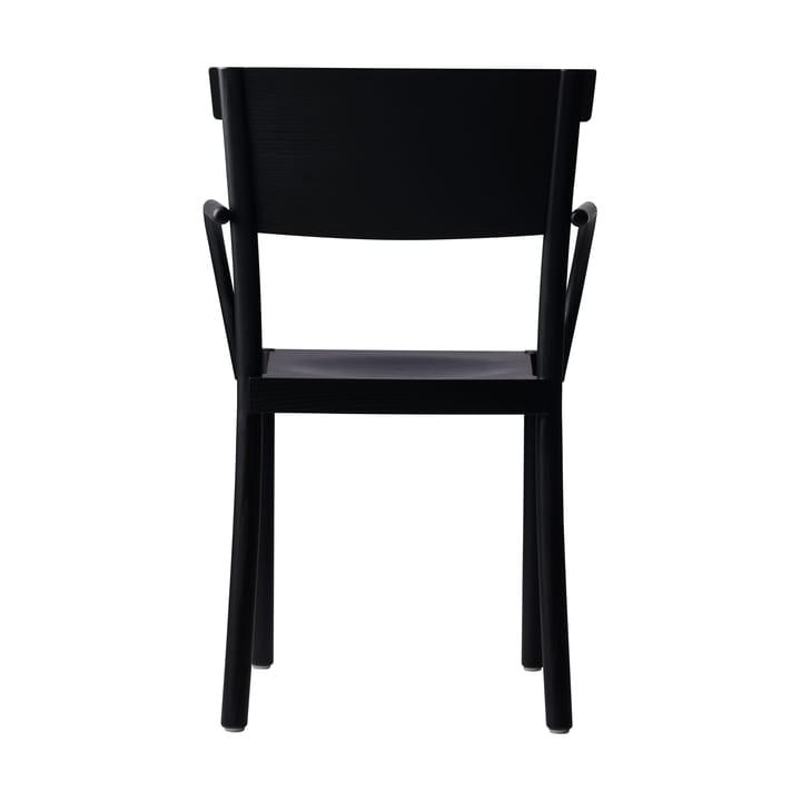 Light & Easy armchair, Ash-black stained-veneered seat Gärsnäs