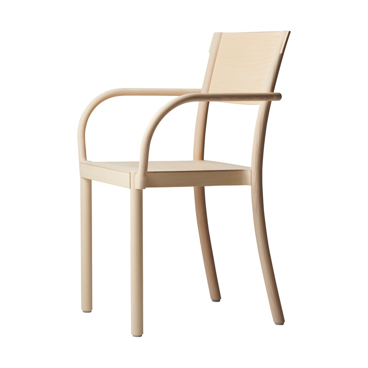 Gärsnäs Light & Easy armchair Ash-white-veneered seat