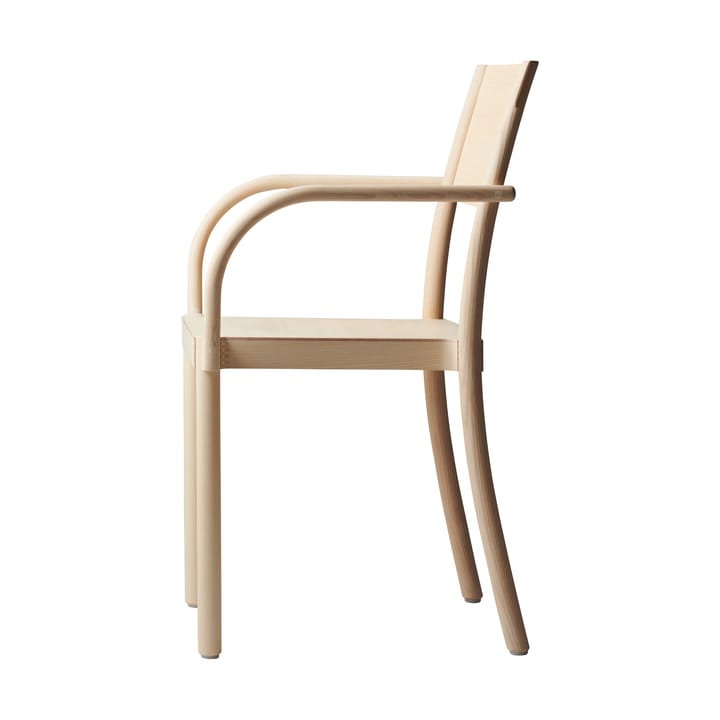 Light & Easy armchair, Ash-white-veneered seat Gärsnäs