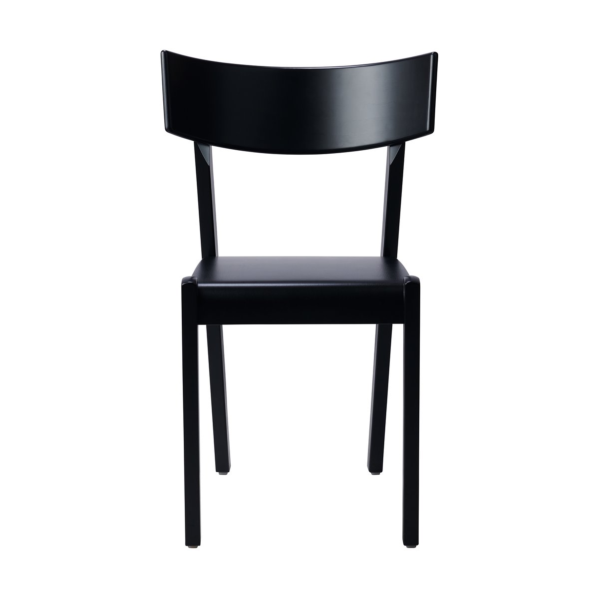 Gärsnäs Tati chair Beech veneered seat-black stain