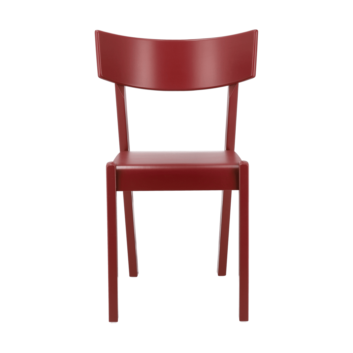 Gärsnäs Tati chair Beech veneered seat-red stain