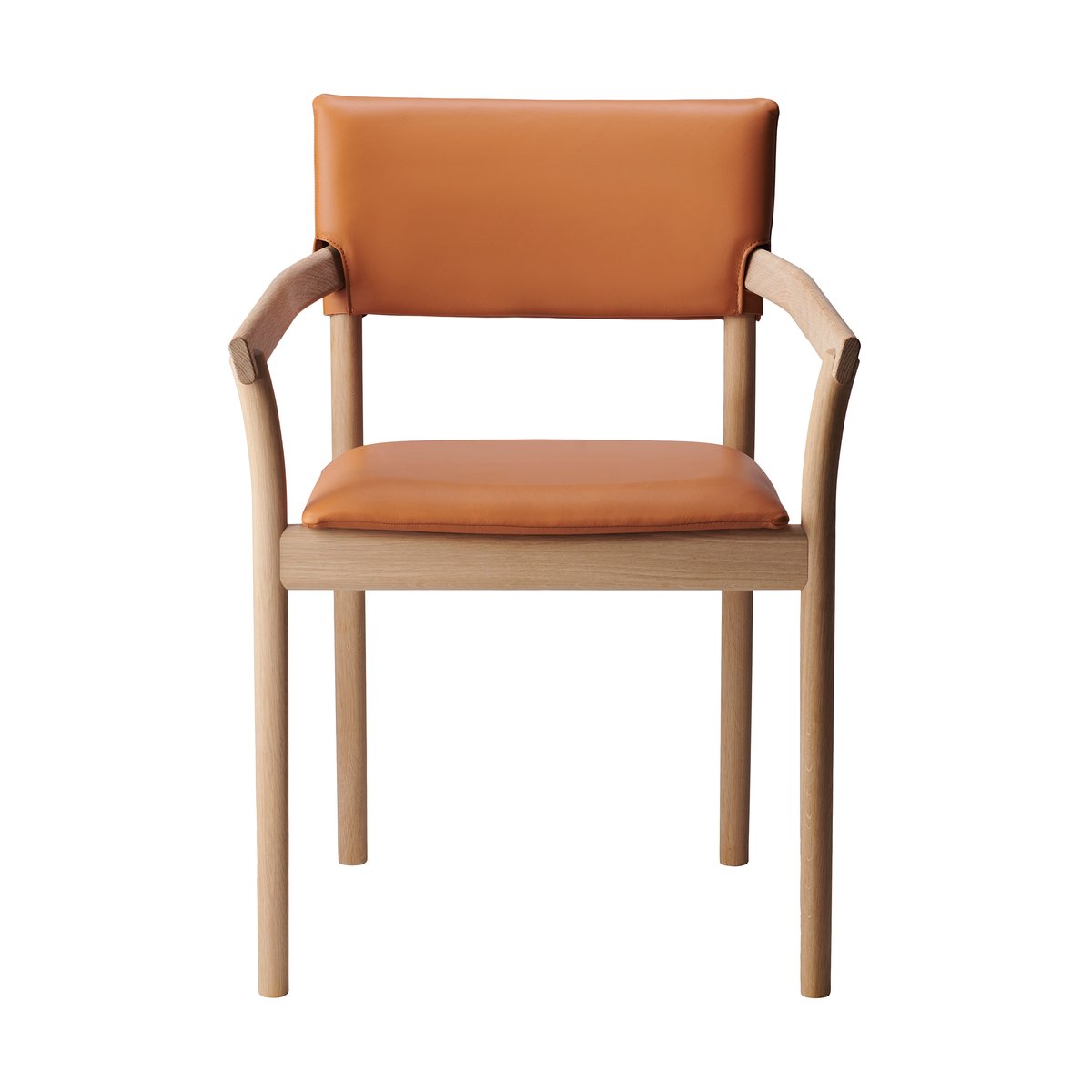 Gärsnäs Vyn chair upholstered back Monocoat natural-Elmosoft 43283