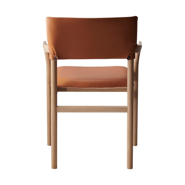 Vyn chair upholstered back, Monocoat natural-Elmosoft 43283 Gärsnäs