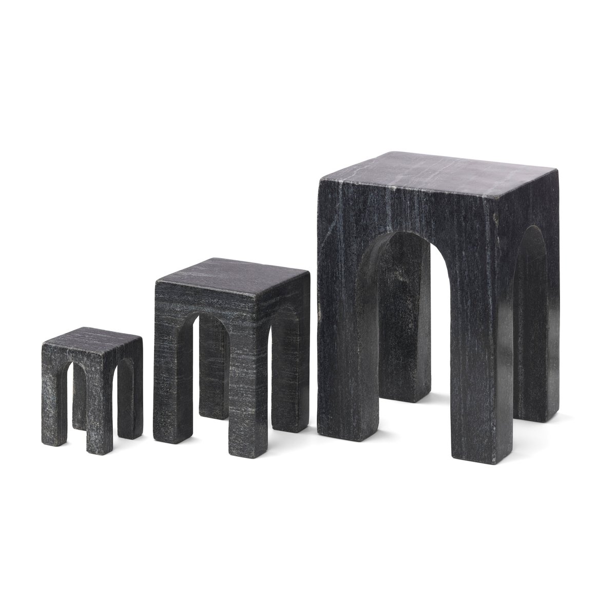 Gejst Arkis book end 3 pieces Black