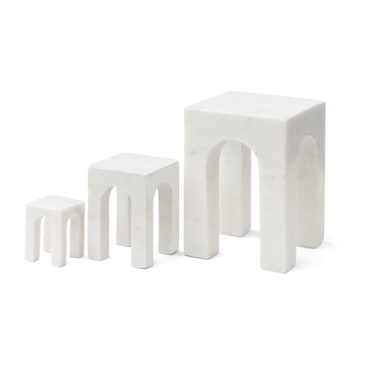 Gejst Arkis book end 3 pieces White