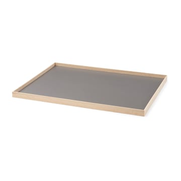 Frame tray large 35.5x50.6 cm - Oak-light grey - Gejst