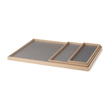 Frame tray medium 23x34 cm - Oak-light grey - Gejst