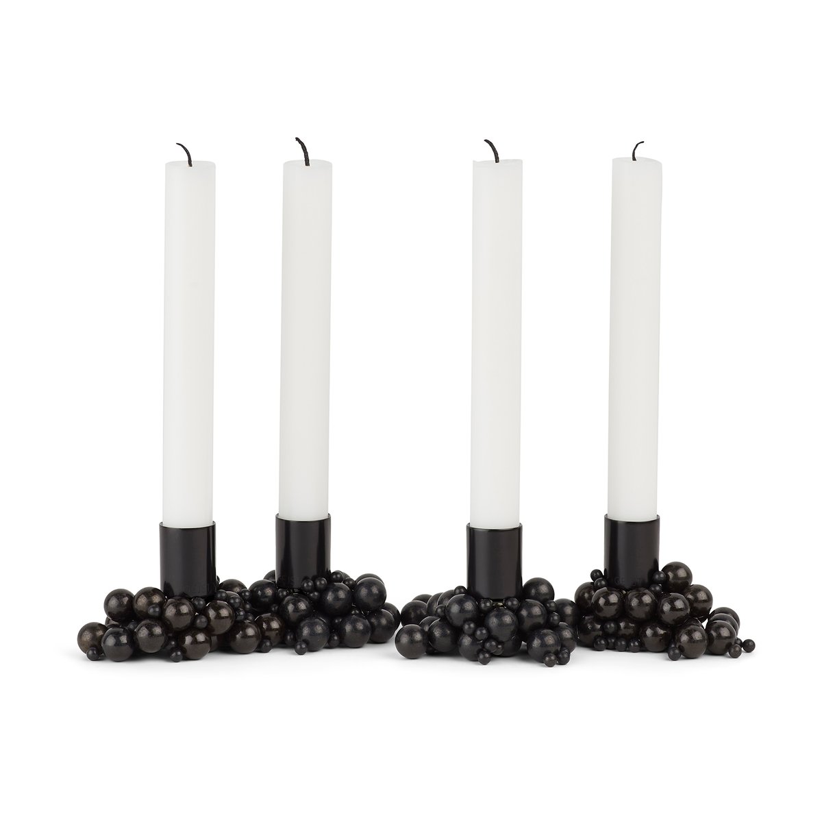 Gejst Molekyl candlestick 4 Black