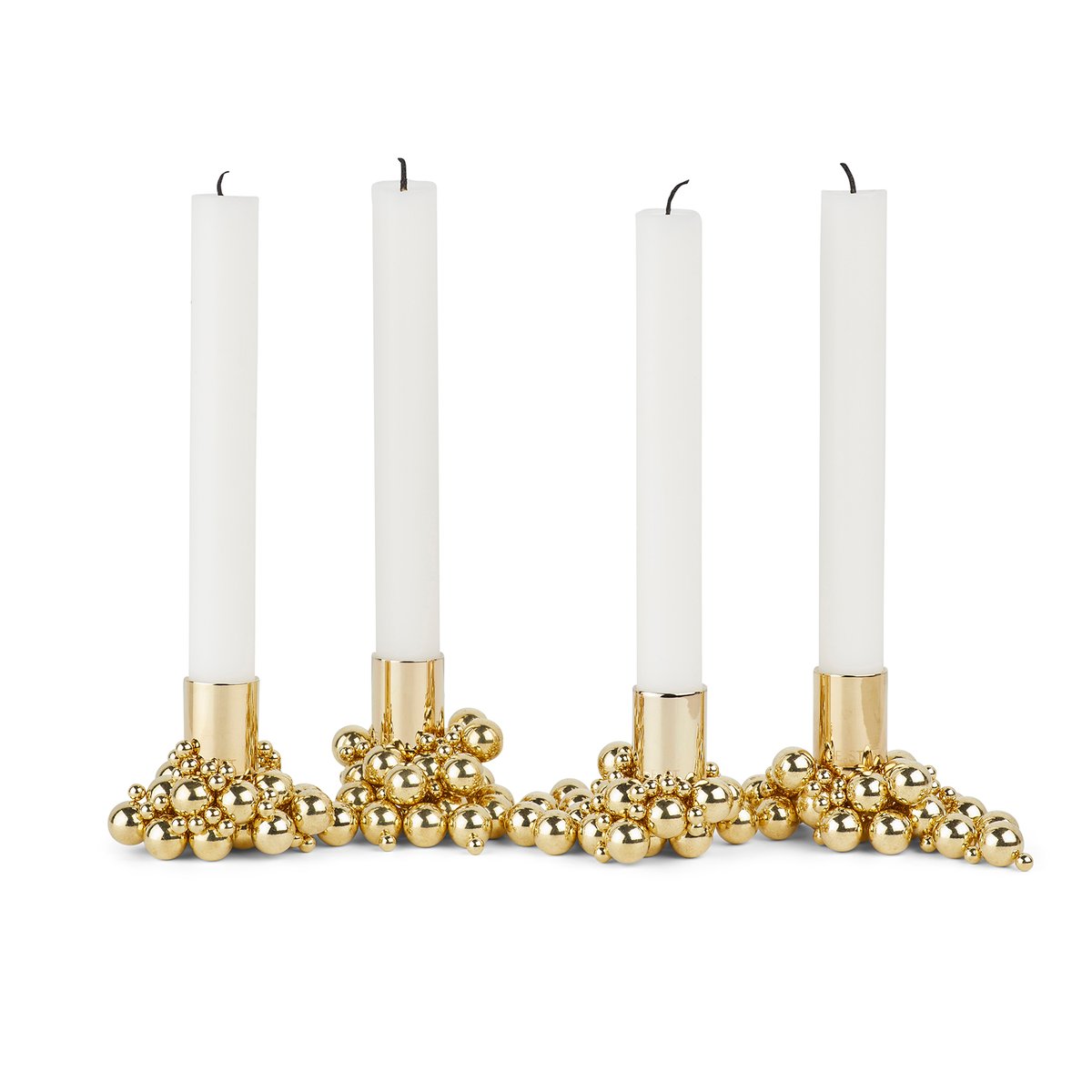 Gejst Molekyl candlestick 4 Brass