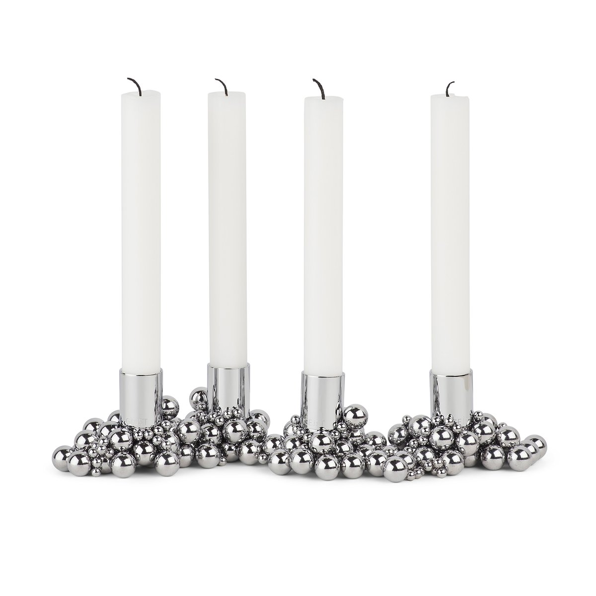 Gejst Molekyl candlestick 4 Chrome