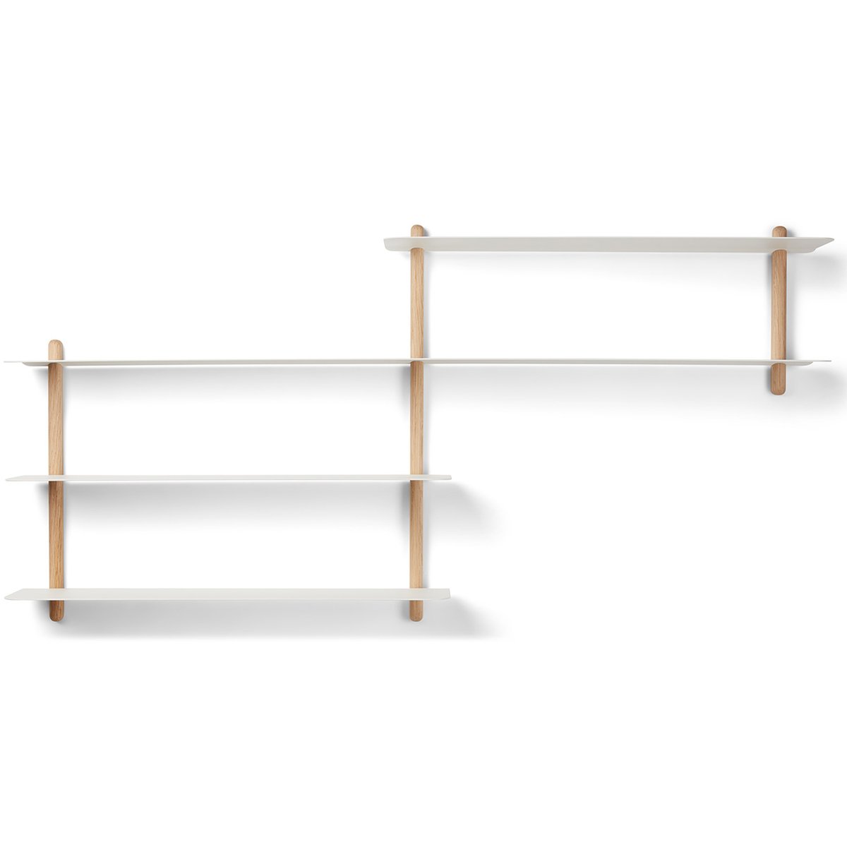 Gejst Nivo shelf B Light oak-white