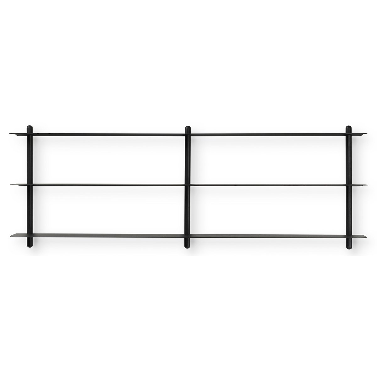 Gejst Nivo shelf D Dark-stained ash-black