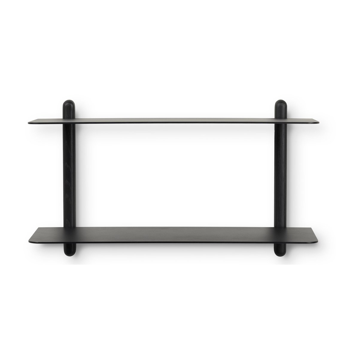 Gejst Nivo shelf F large Black oiled ash-black