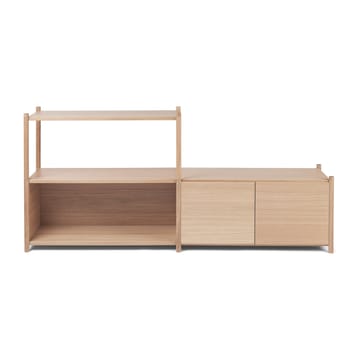 Sceene bookcase D - Light oak - Gejst