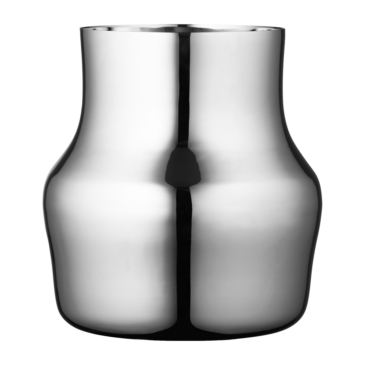 Gense Dorotea vase 18x19,5 cm Polished steel